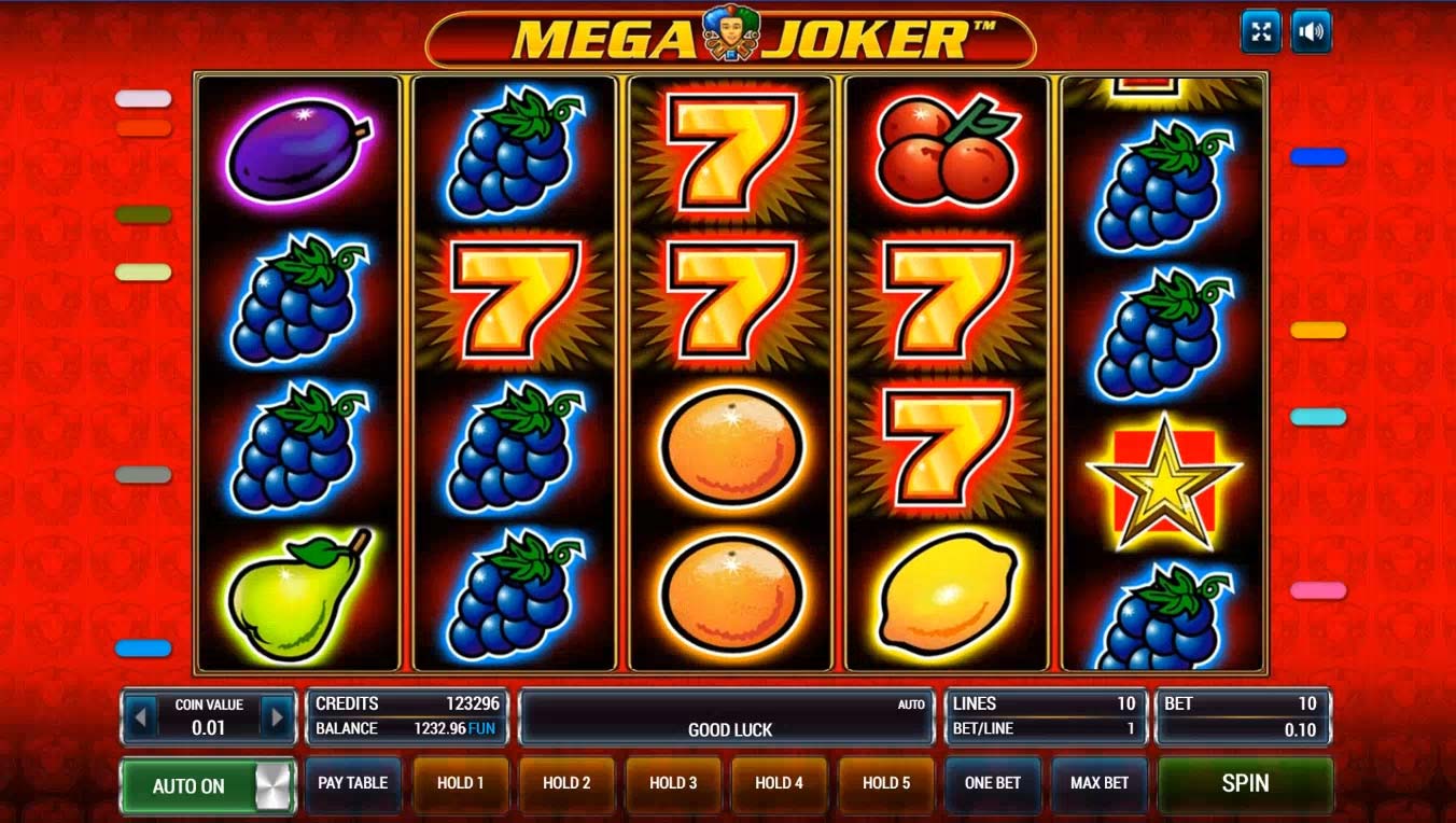 Zahrajte si zdarma výherní automat Mega Joker