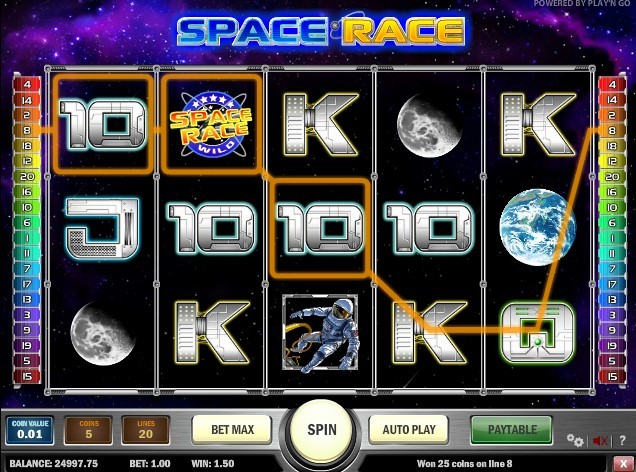 Slot Space Race