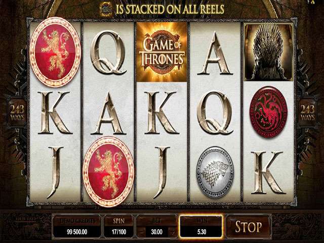 Game of Thrones Hra Velka Automaty Online SS Microgaming Screenshot