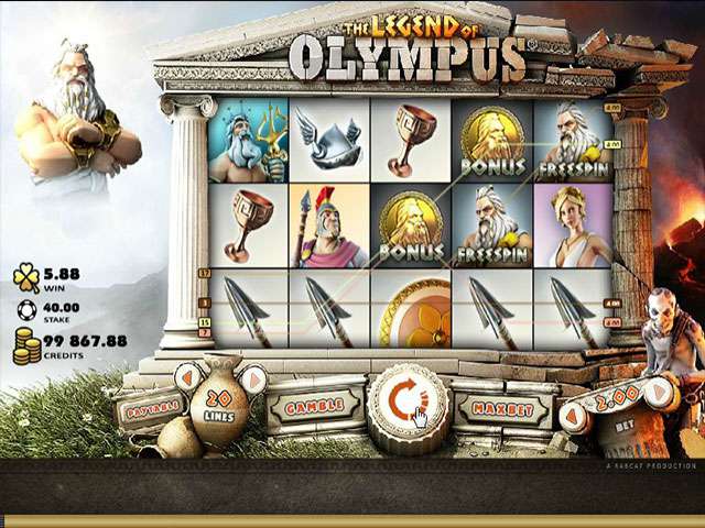 Legend Of Olympus Hra Velka Automaty Online SS Microgaming Screenshot