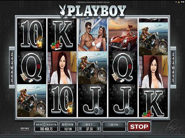 Playboy Hra Velka Automaty Online SS Microgaming Screenshot