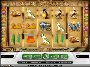 Online automaty Secrets of Horus, Net Entertainment