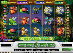 Online automaty Suoer Lucky Frog, Net Entertainment