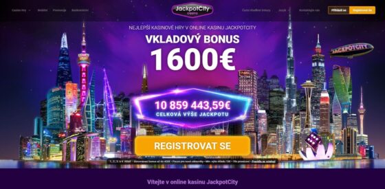 Oficiální stránka Jackpotcity Casino
