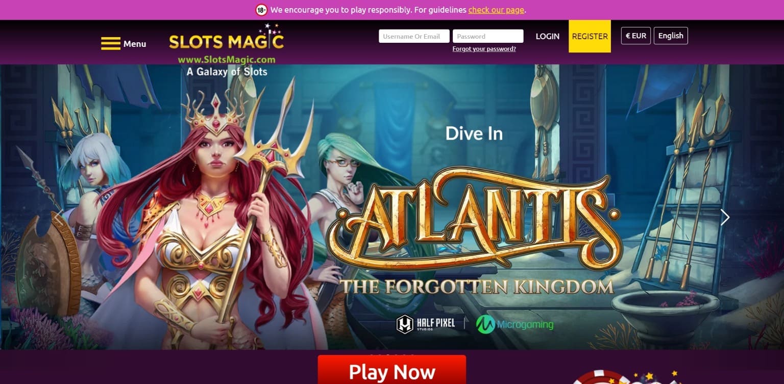 Oficiální stránka Slots Magic Casino