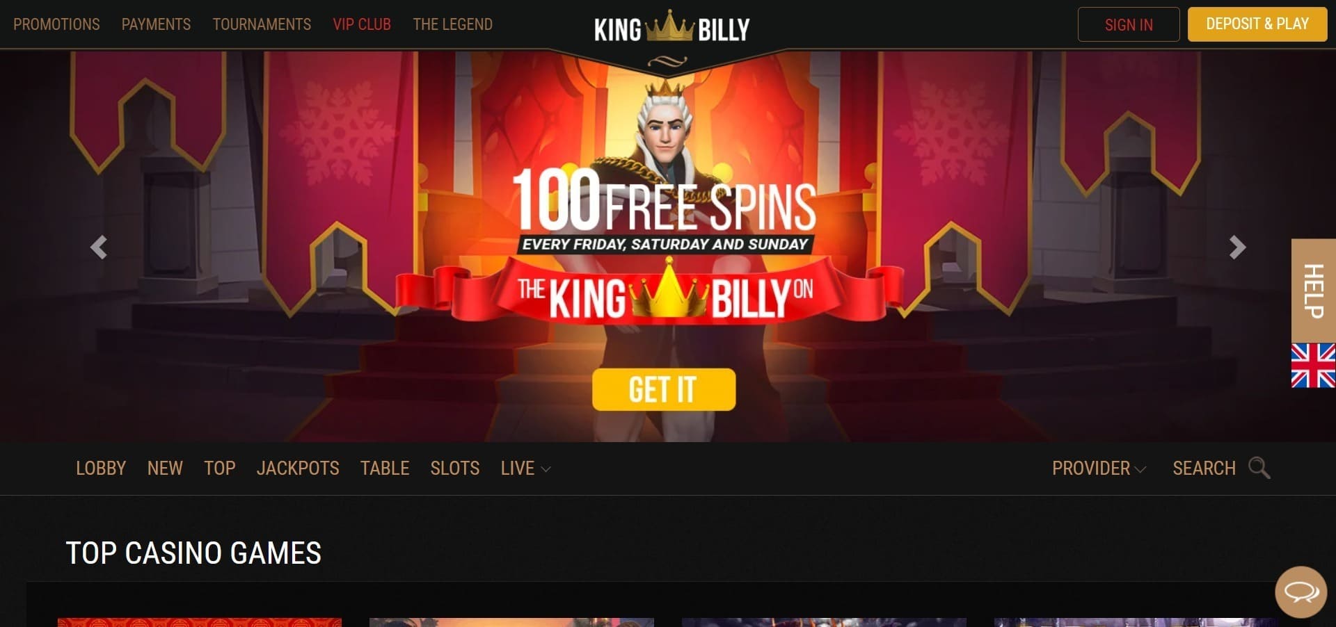 King Billy oficiální stránka