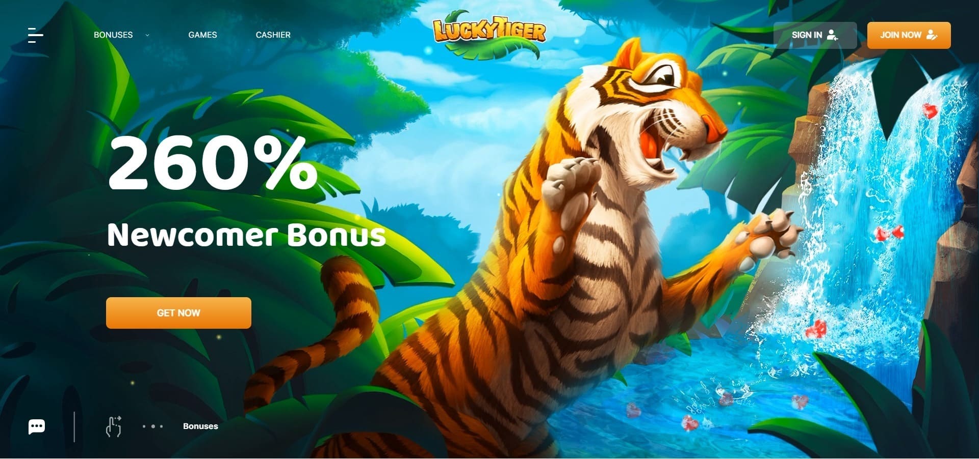 Lucky Tiger oficiální stránka