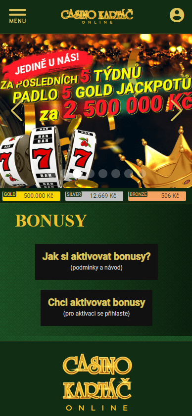 Bonusy Casino Kartáč