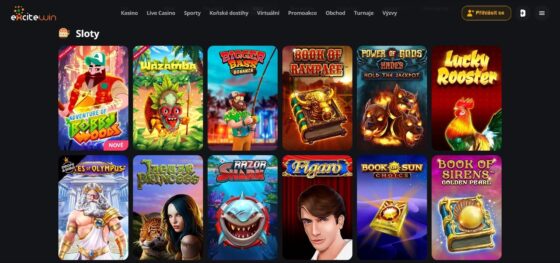 Excitewin casino hrací automaty