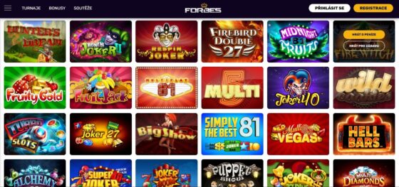 Forbes Casino hrací automaty