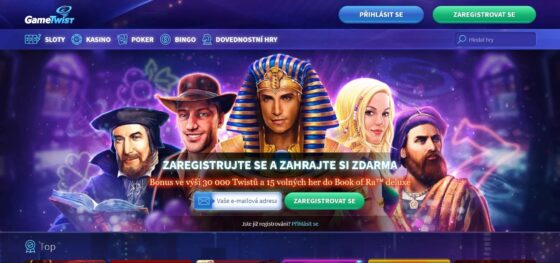GameTwist casino oficiální stránka