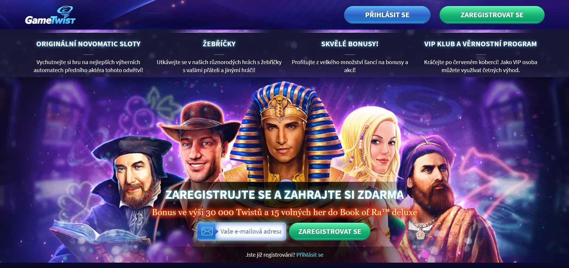 Kasino bonusy GameTwist casino