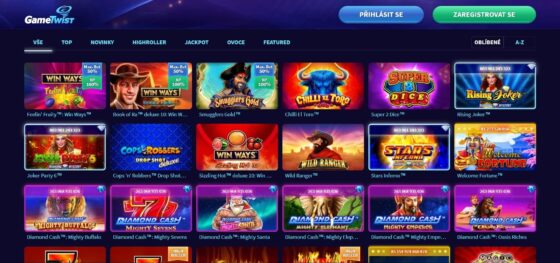 GameTwist casino hrací automaty