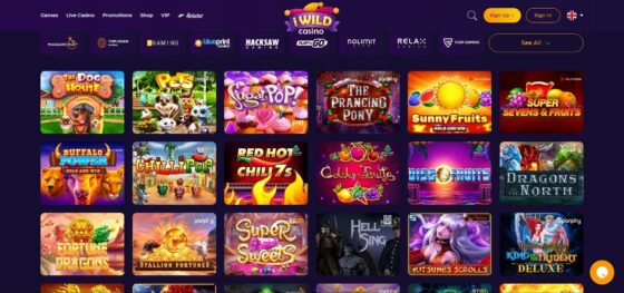 iWild Casino hrací automaty